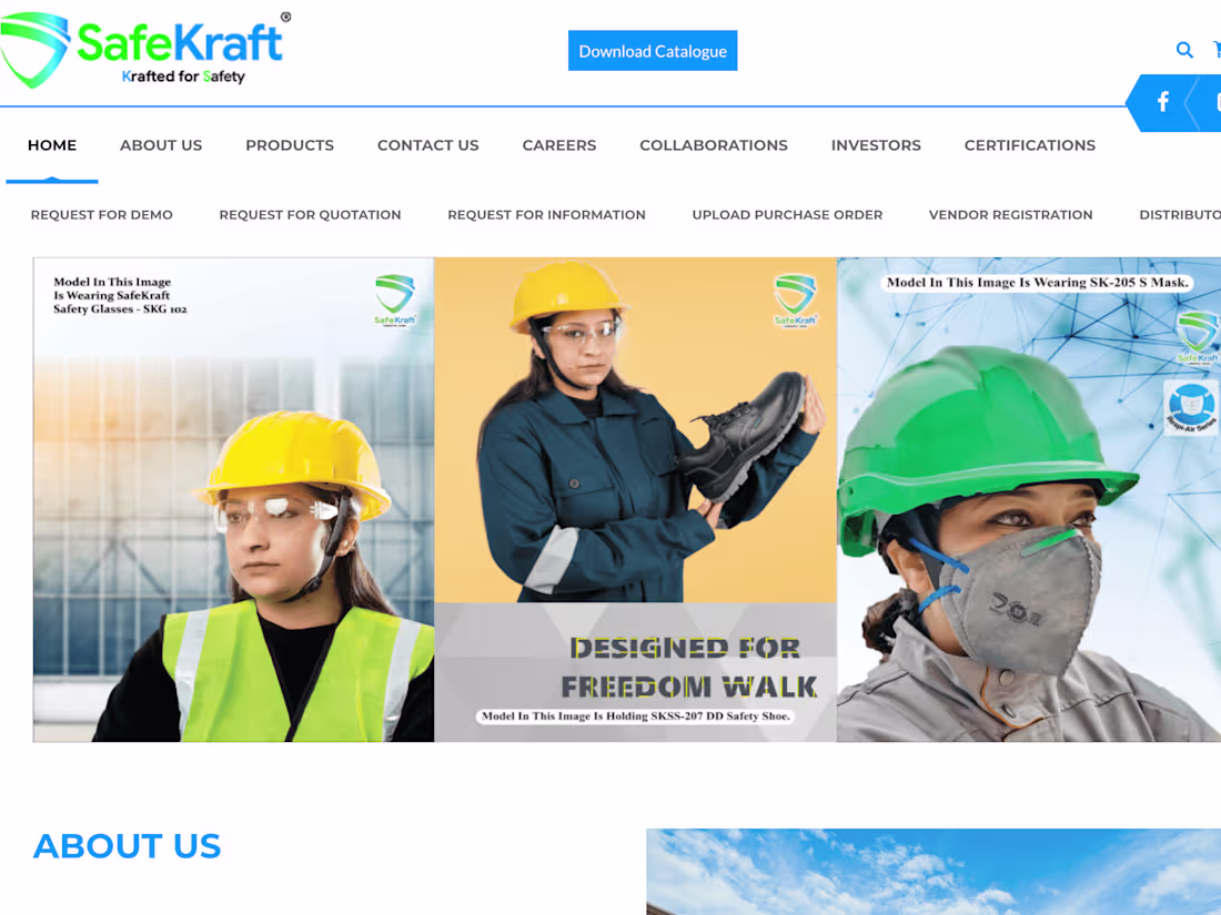 Cover image for Safekraft Website