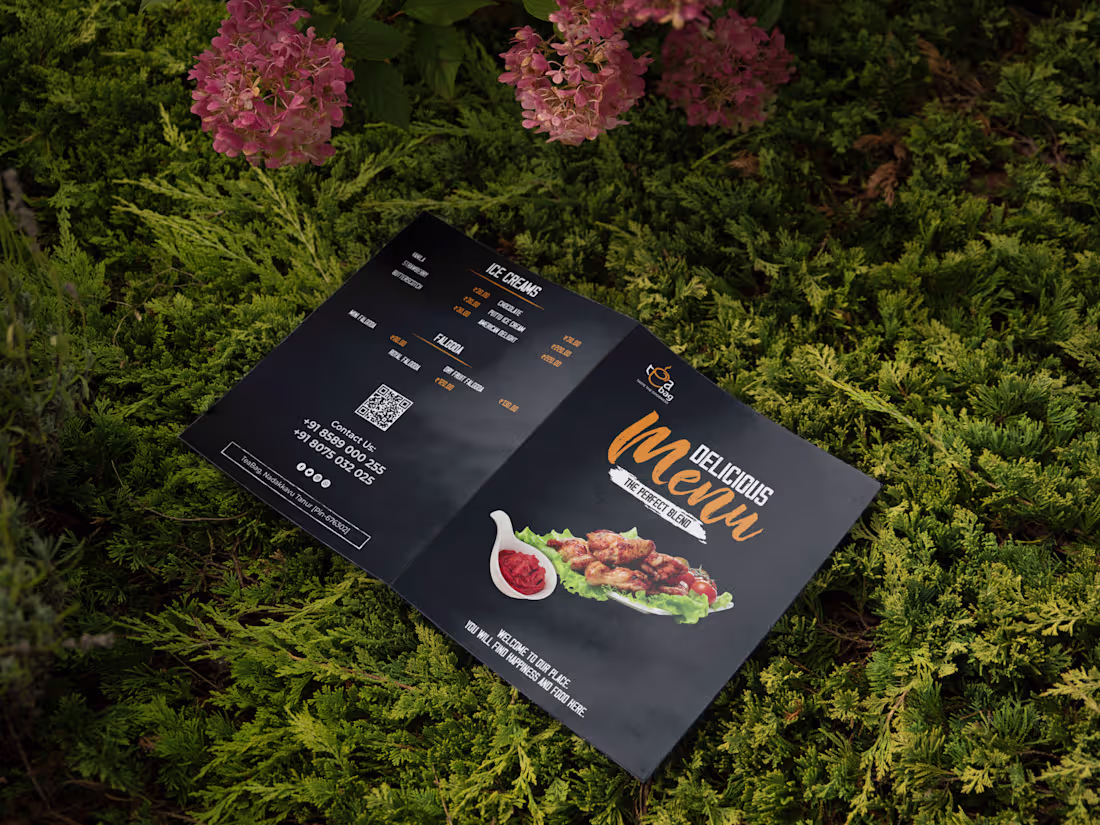 Cover image for Restaurant Menu Card