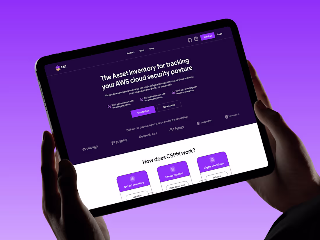 Cover image for FIX Security Website and Dashboard Redesign