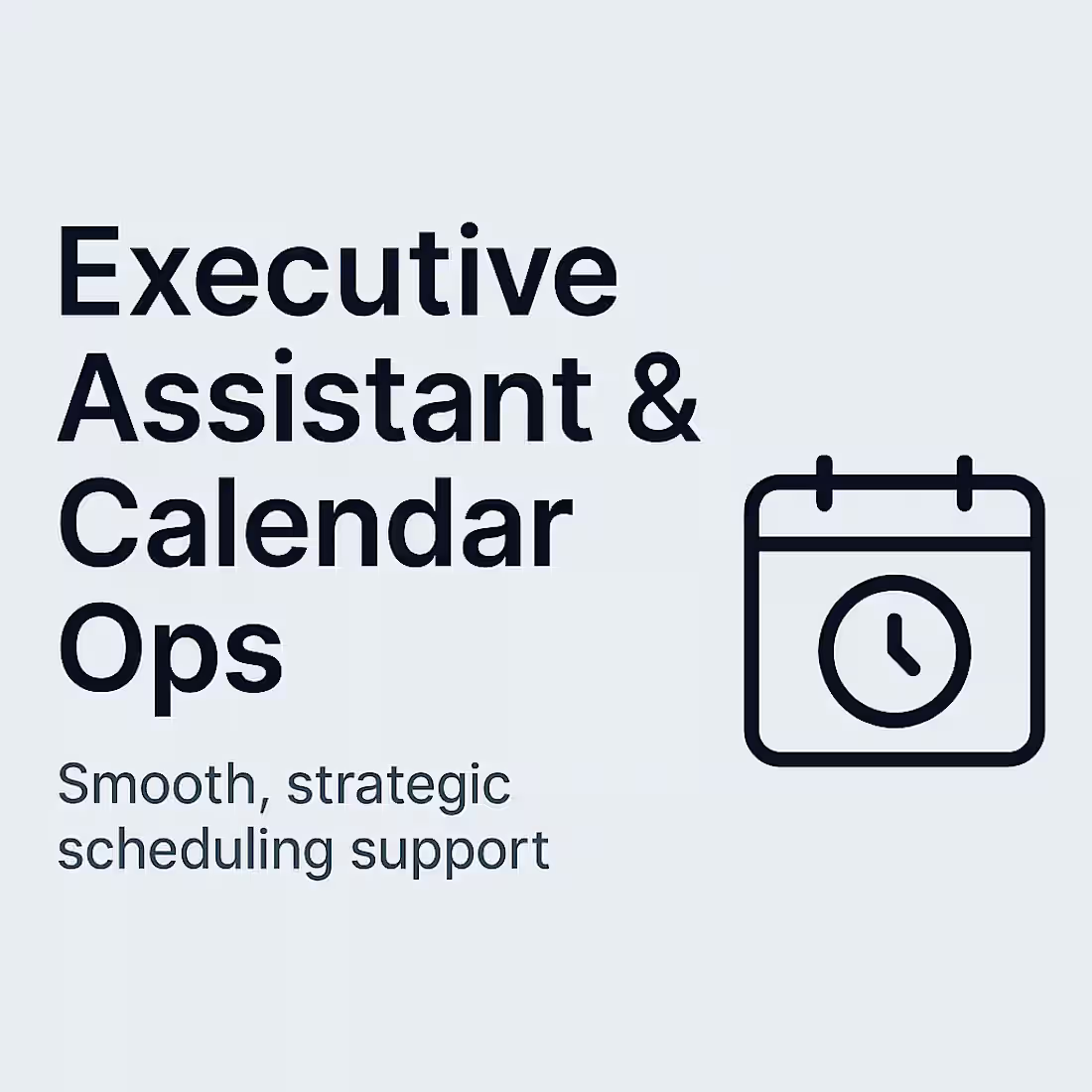 Cover image for Executive Support & Calendar Management for Startup CEO