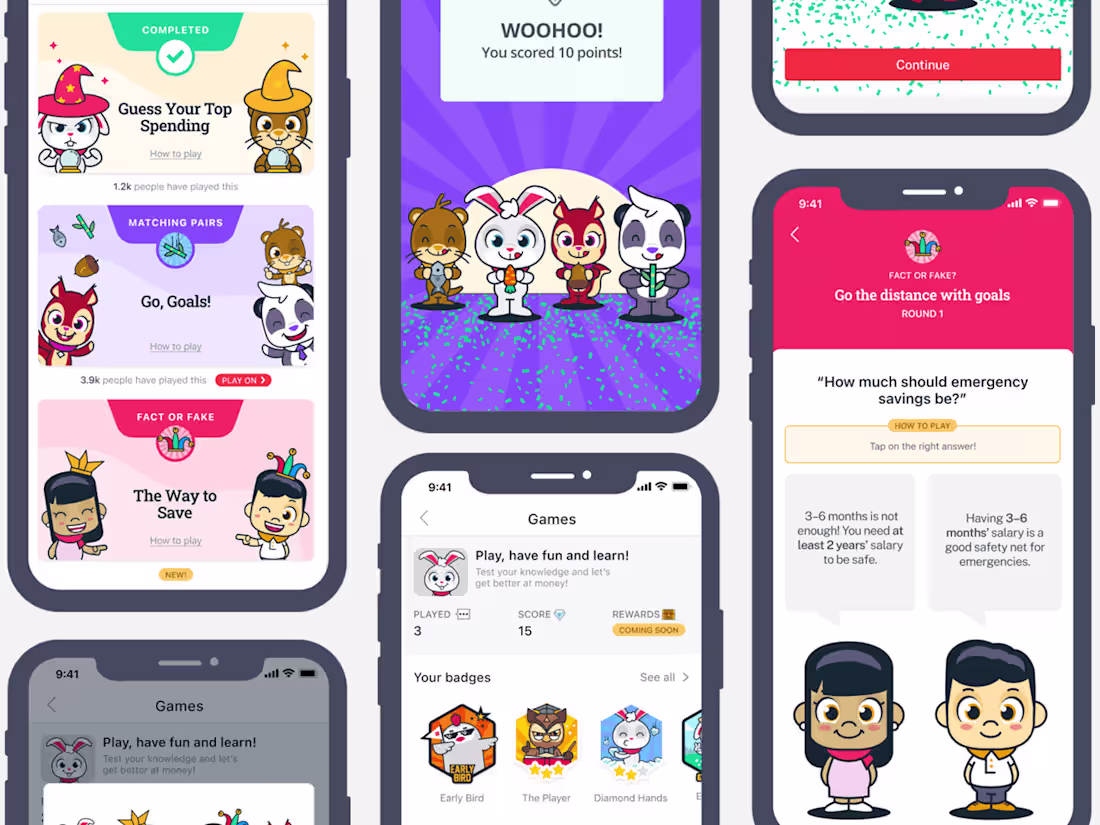 Cover image for Banking Gamification: Educational Minigames 