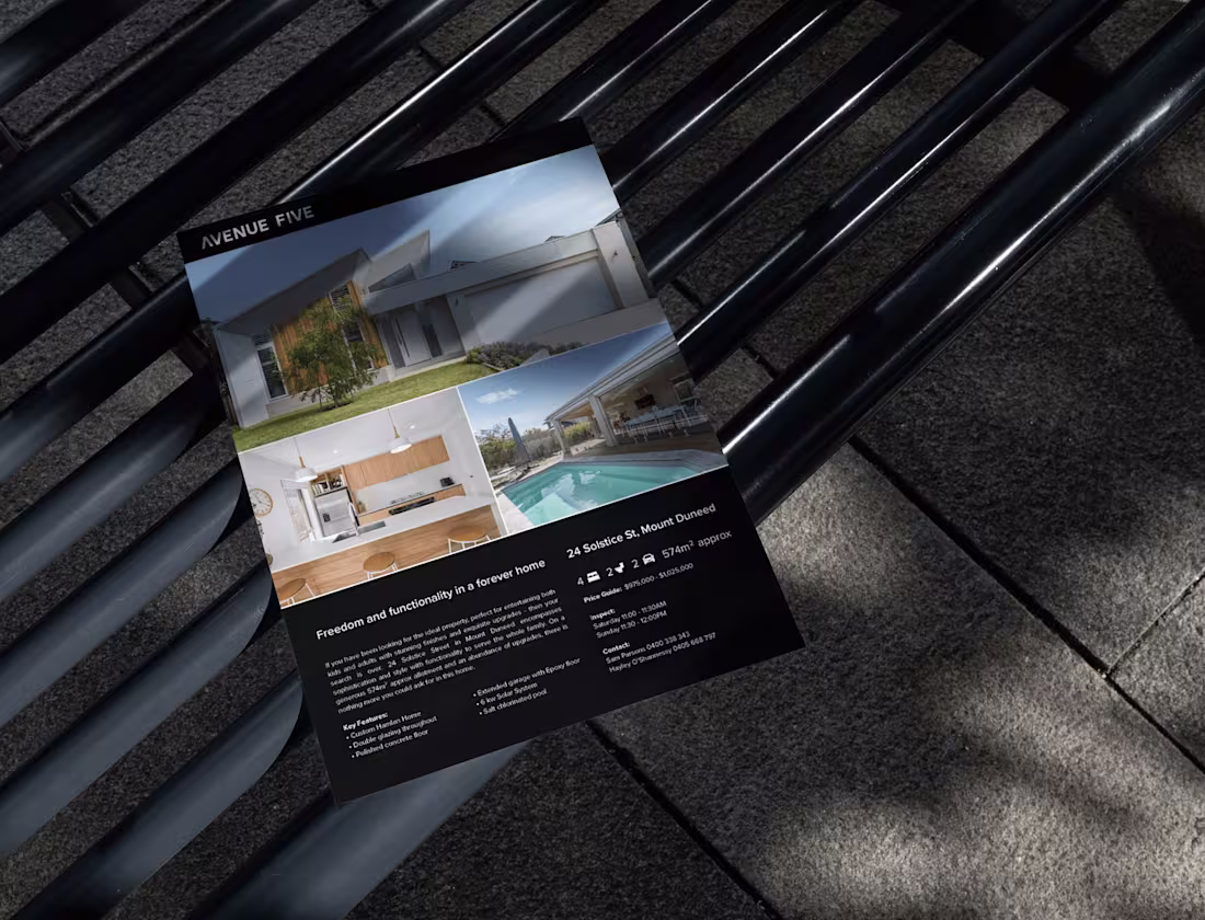 Cover image for Avenue Five Realestate • Brand Design • Brand Collateral