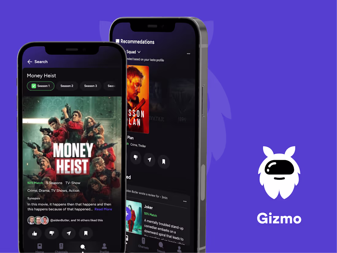 Cover image for Gizmo | iOS App UI/UX