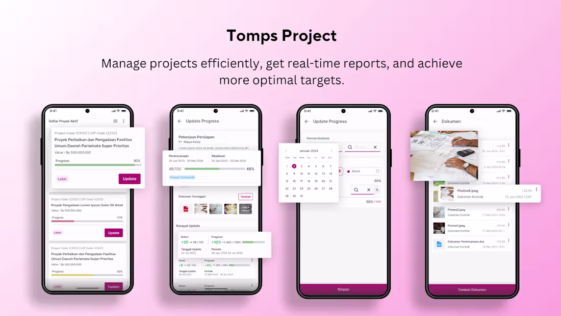 Cover image for Tomps Project Management