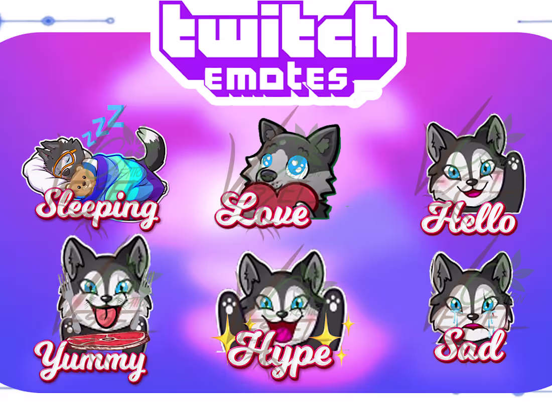 Cover image for "Custom Twitch Emotes Design Services | Bring Your Chat to Life"