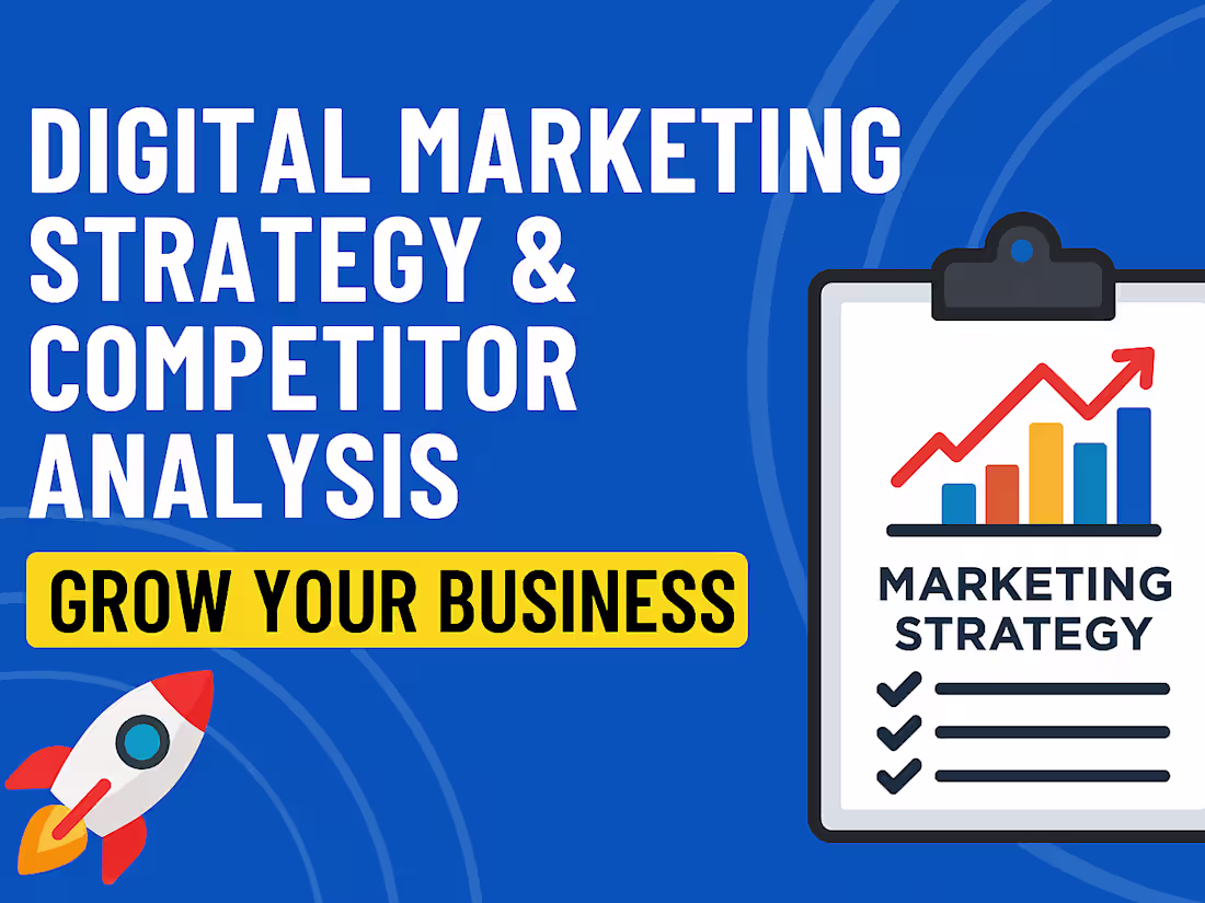 Cover image for I will create DIY digital marketing strategy plan to grow online