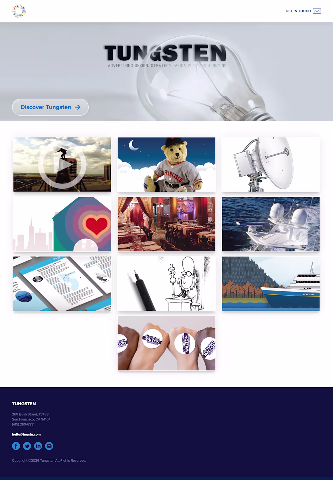 Cover image for Tungstenadvertising Agency Website