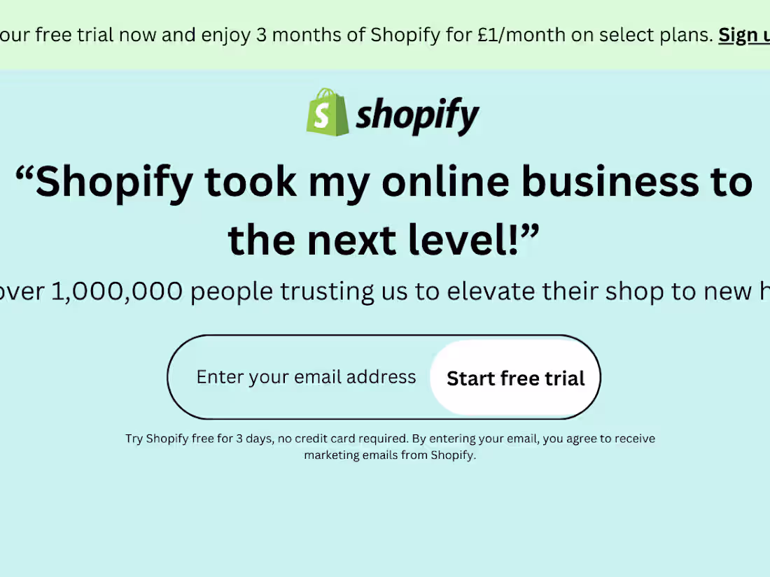 Cover image for Spec Work- Shopify Landing Page