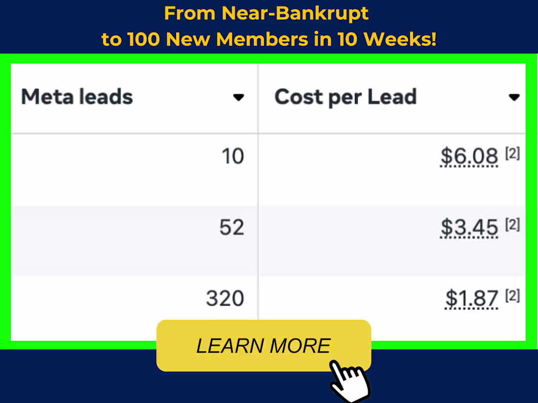 Cover image for 🚨 100 New Gym Members in 10 Weeks 🚨