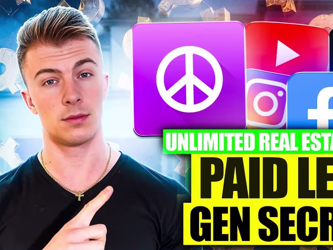 Cover image for Unlimited Real Estate Deals (Paid Marketing Methods) - YouTube