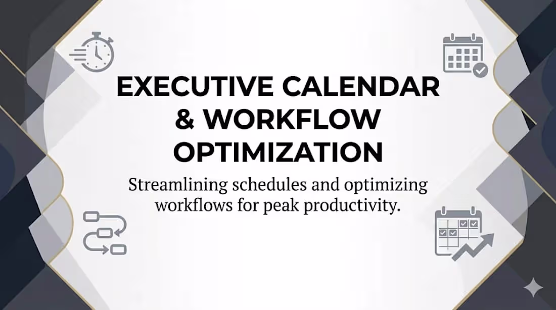 Cover image for Optimize Executive Schedules: Reclaim 15+ Hours Monthly