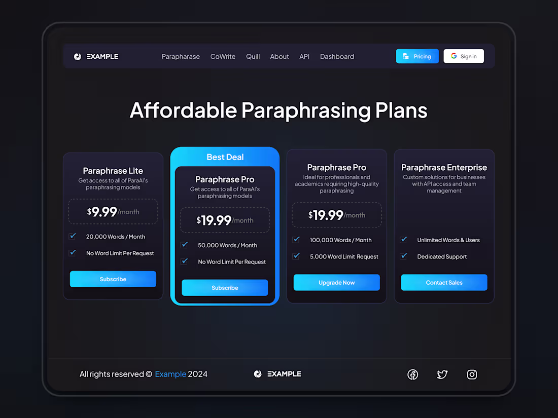 Cover image for Dark Mode Subscription Screen – SaaS UI