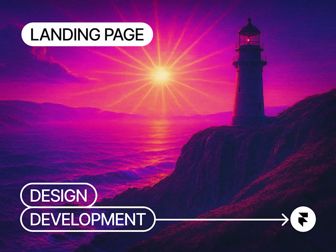 Cover image for Landing Page Design and Development in Framer