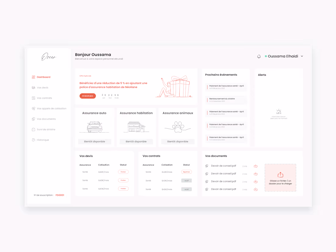 Cover image for Projects - Oscar Insurance