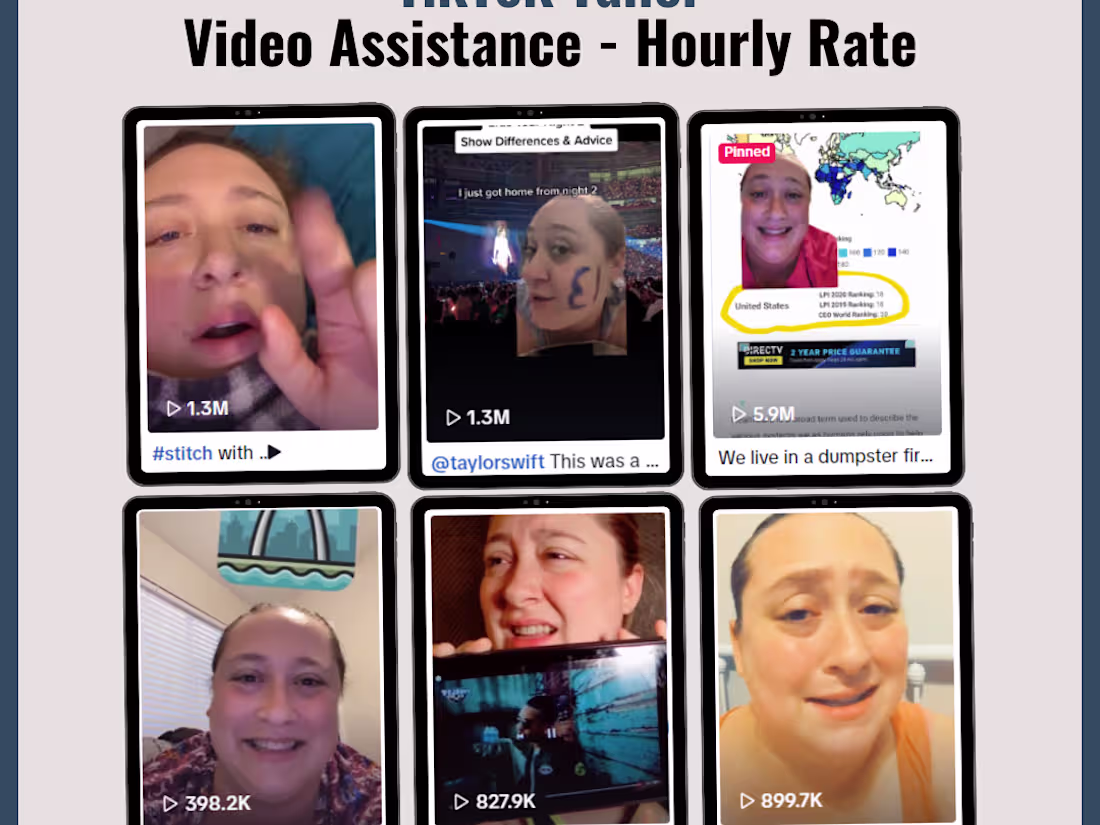 Cover image for TikTok Content Creation! Editing, Creative Ideas & Consultation