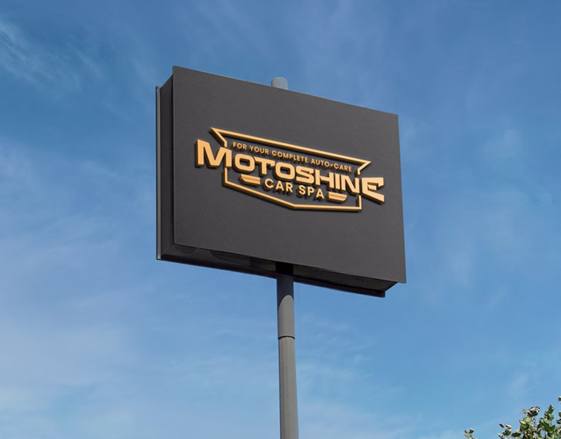 Cover image for Motoshine Car Spa | Logo Redesign and Visual Identity