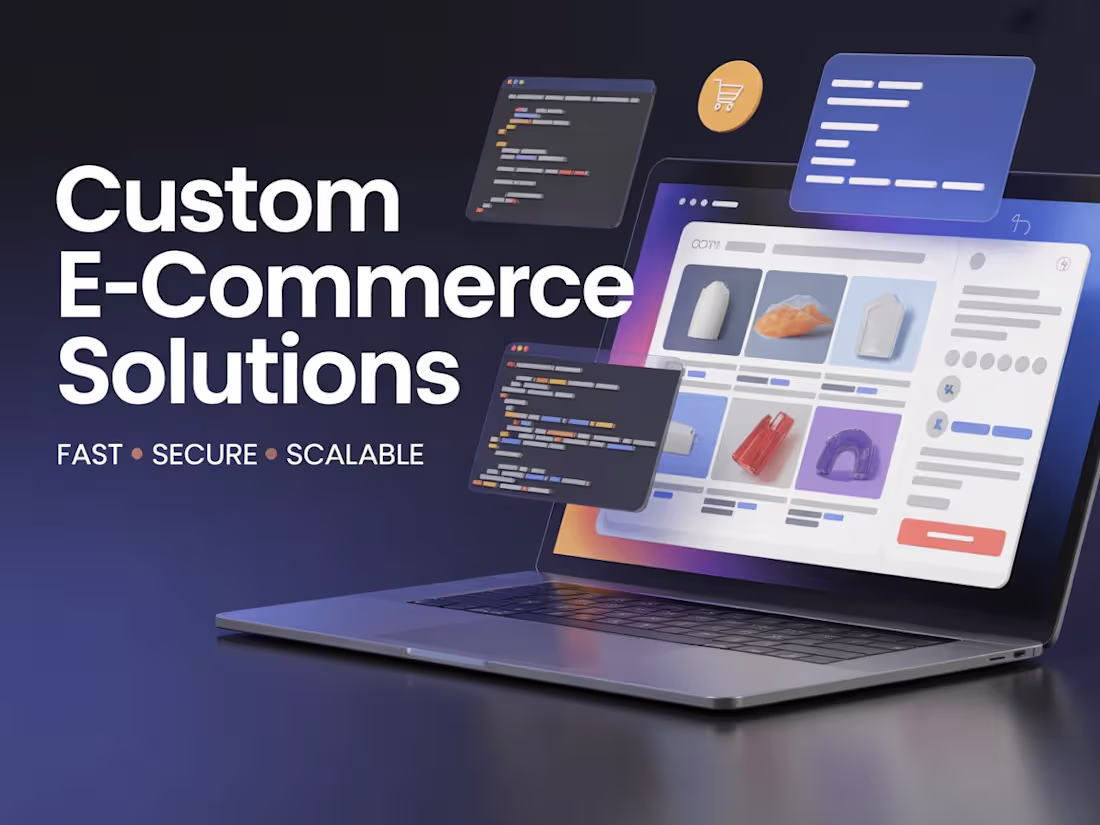 Cover image for E-Commerce Website Development | Mobile-Friendly,Scalable,Secure