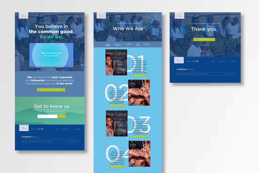 Cover image for UX/UI Design and Strategy for NGO Campaign Website