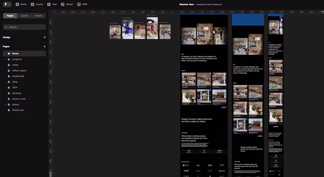 Cover image for Just wrapped up a new project in Framer! From design to live...