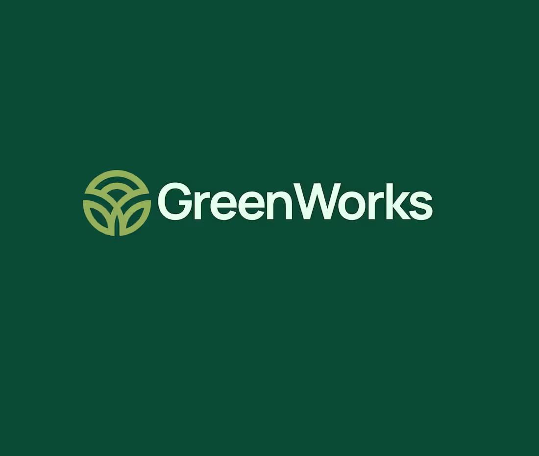 Cover image for GreenWorks Logo Design for Modern Eco Sustainability Branding