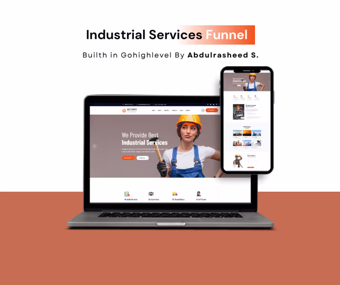 Cover image for GHL Industrial Services Website +