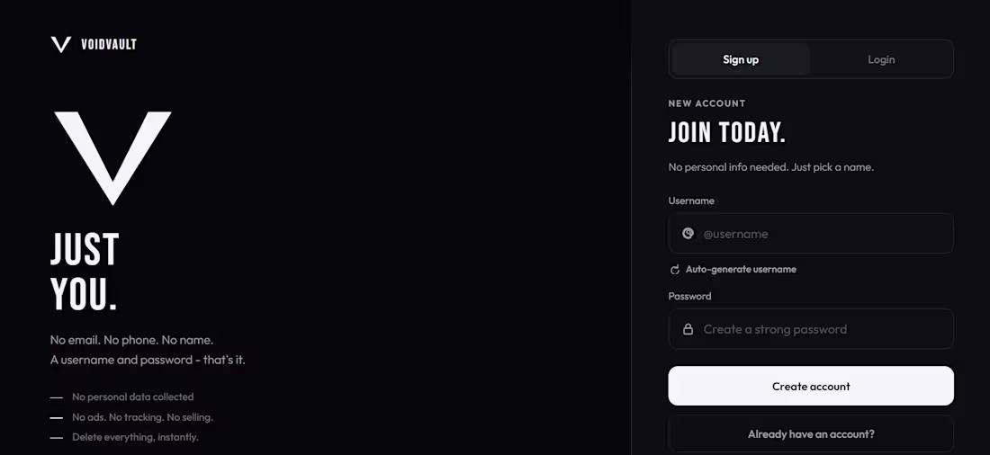 Cover image for VoidVault — Serverless Social Platform
Production-grade