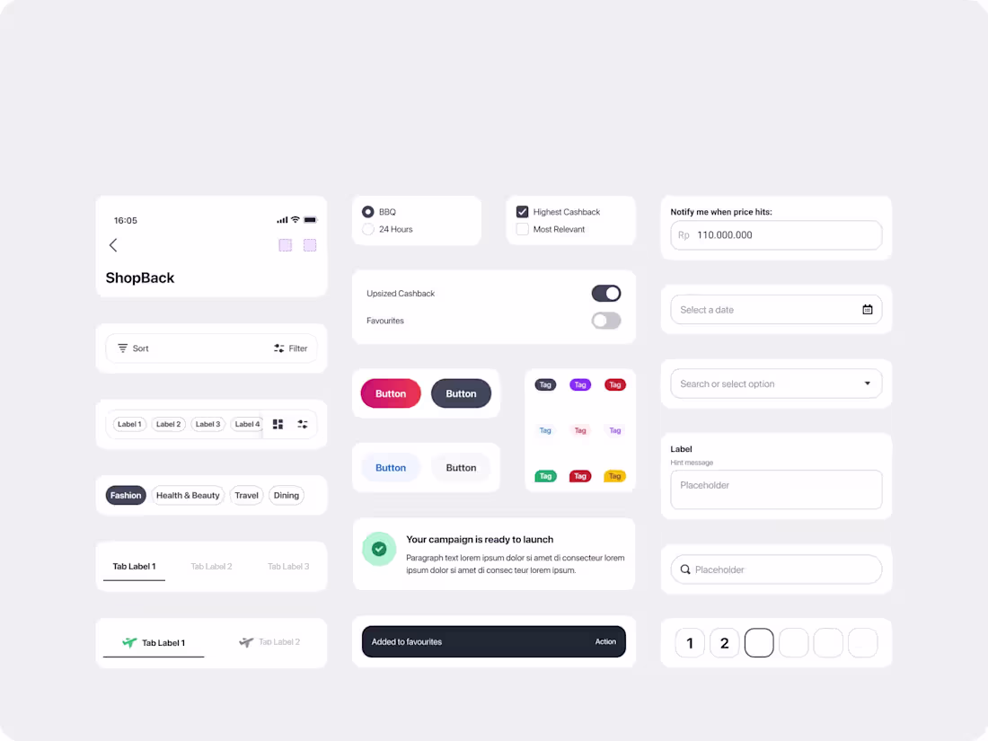 Cover image for ShopBack Design System