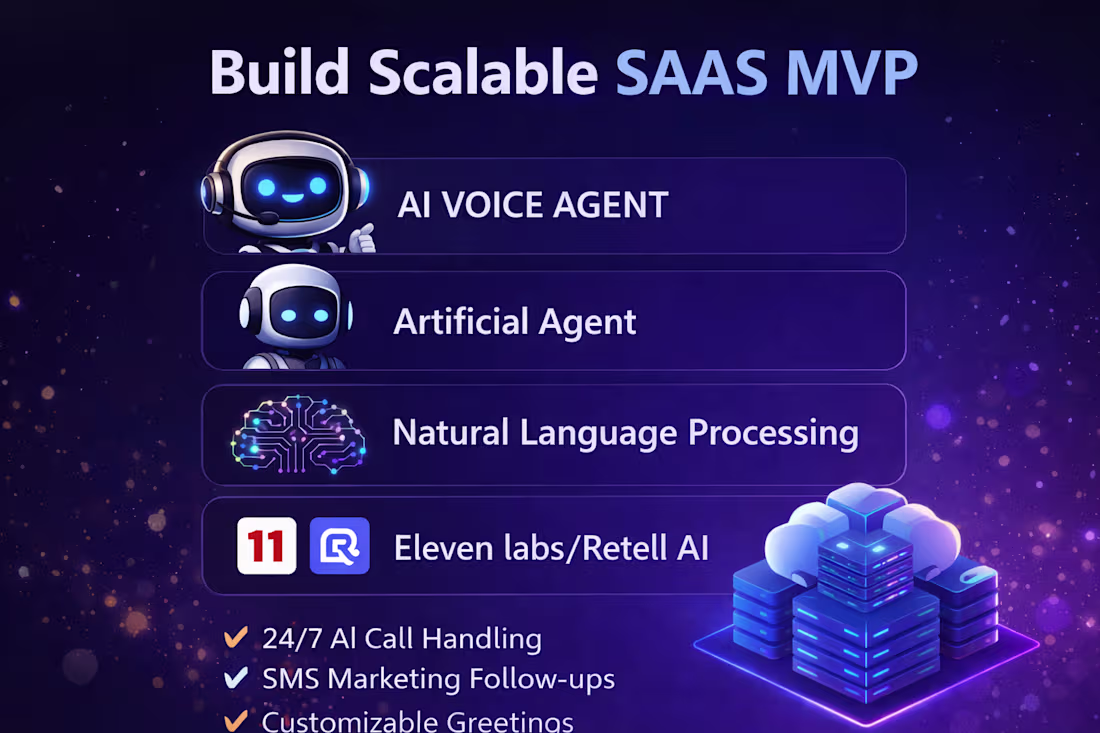 Cover image for Build Scalable AI SaaS MVP with Voice Agents & NLP