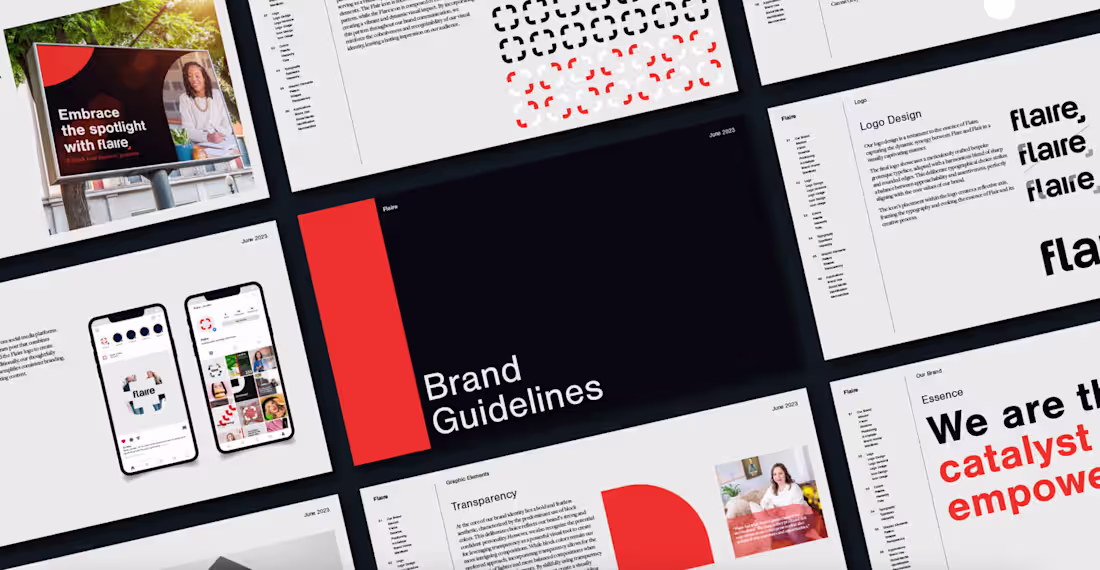 Cover image for Flaire Brand and Website Design