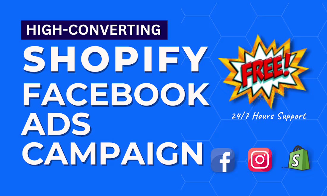 Cover image for Shopify fashion store boost with facebook ads, ins marketing