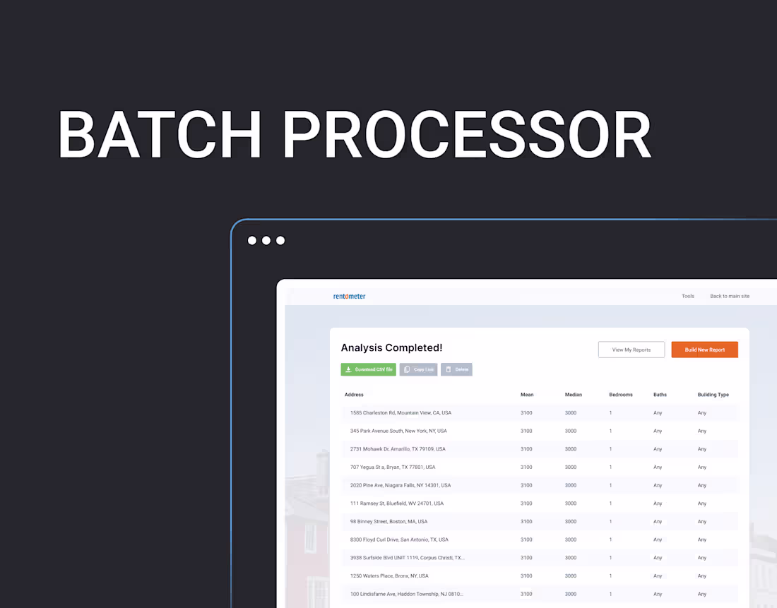 Cover image for Rentometer Batch Processor App | UX/UI Case study