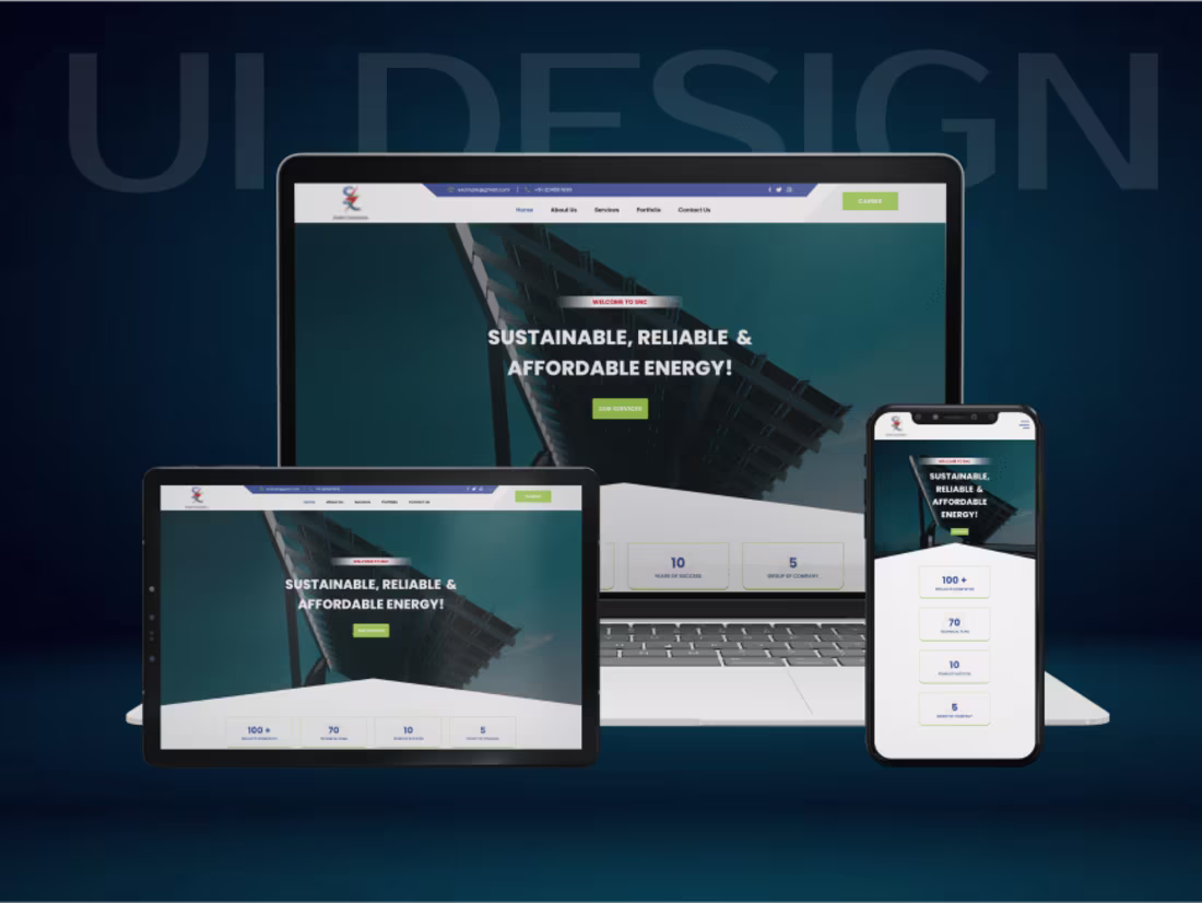 Cover image for I can asist you to make website UI Design 