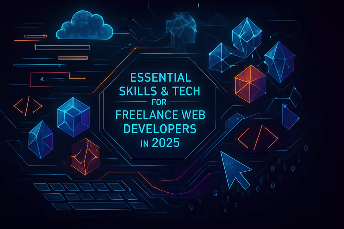 Cover image for Essential Skills & Tech for Freelance Web Developers in 2025