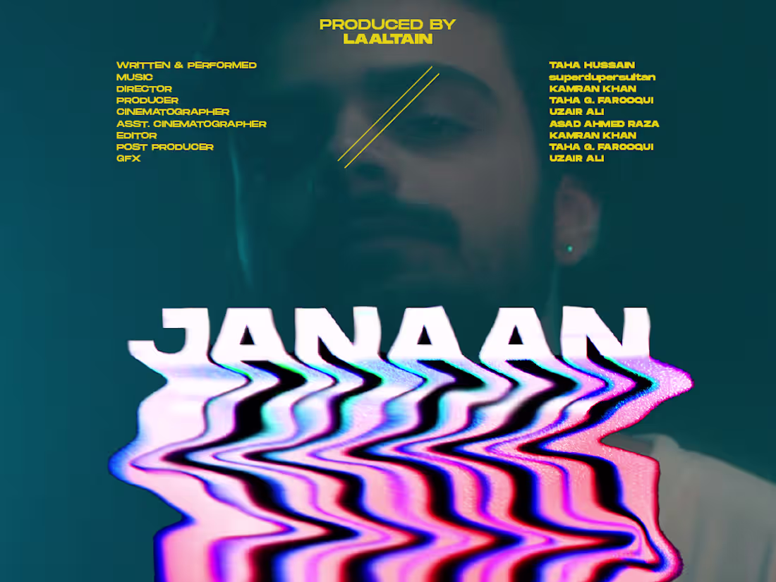Cover image for Music Video - Janaan by Taha Hussain 