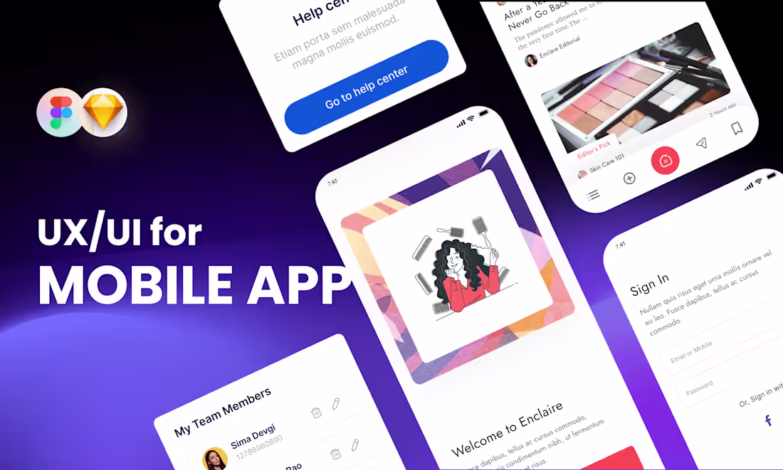 Cover image for Product/App design with strong UX as a base