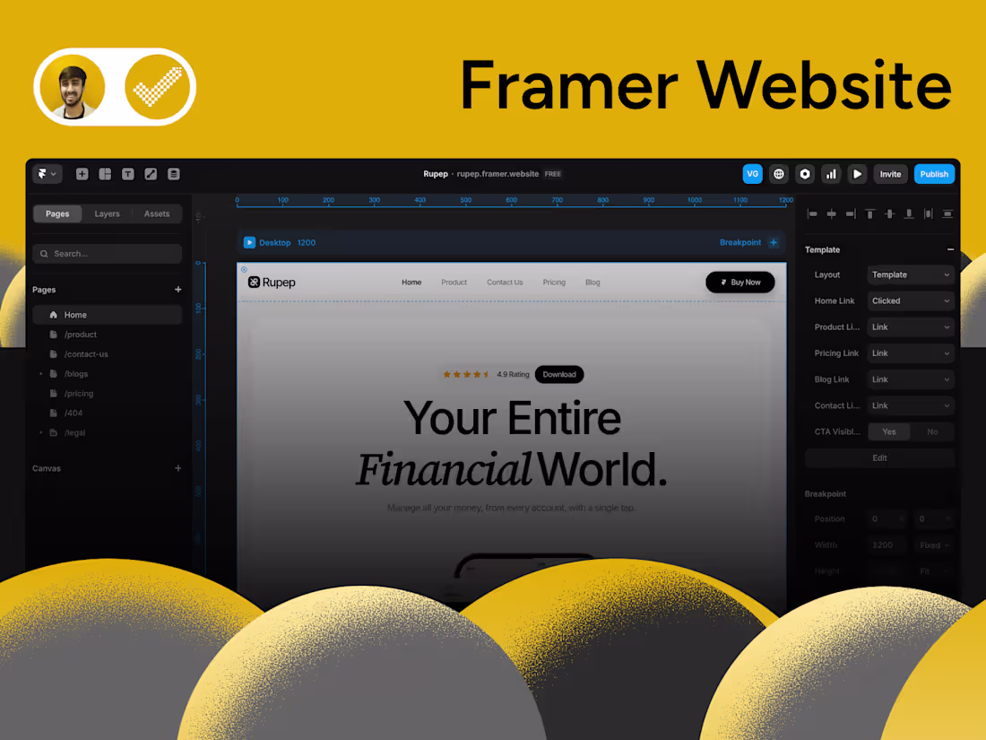 Cover image for Framer Website Development