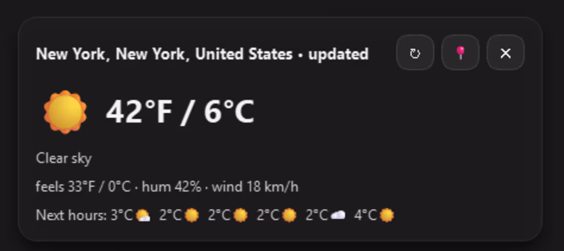 Cover image for Created in Python, compatible standalone windows 10/11, weat...