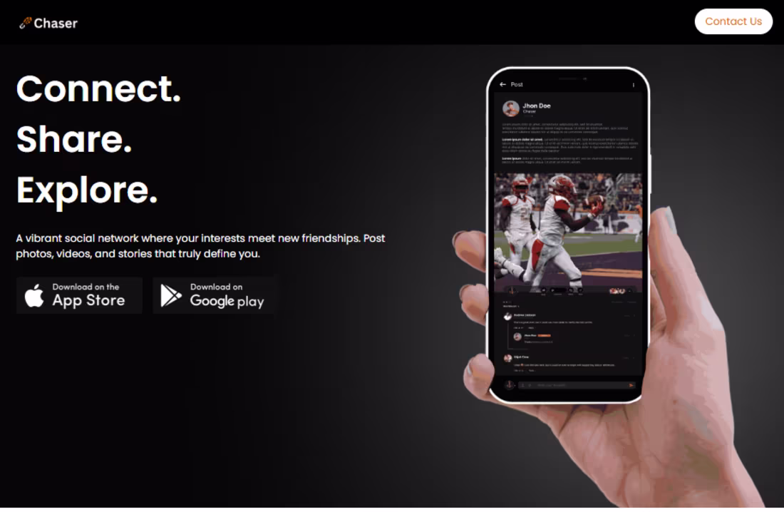 Cover image for 🚀 Chaser - Social Networking Web-Application 💯 Completed S...