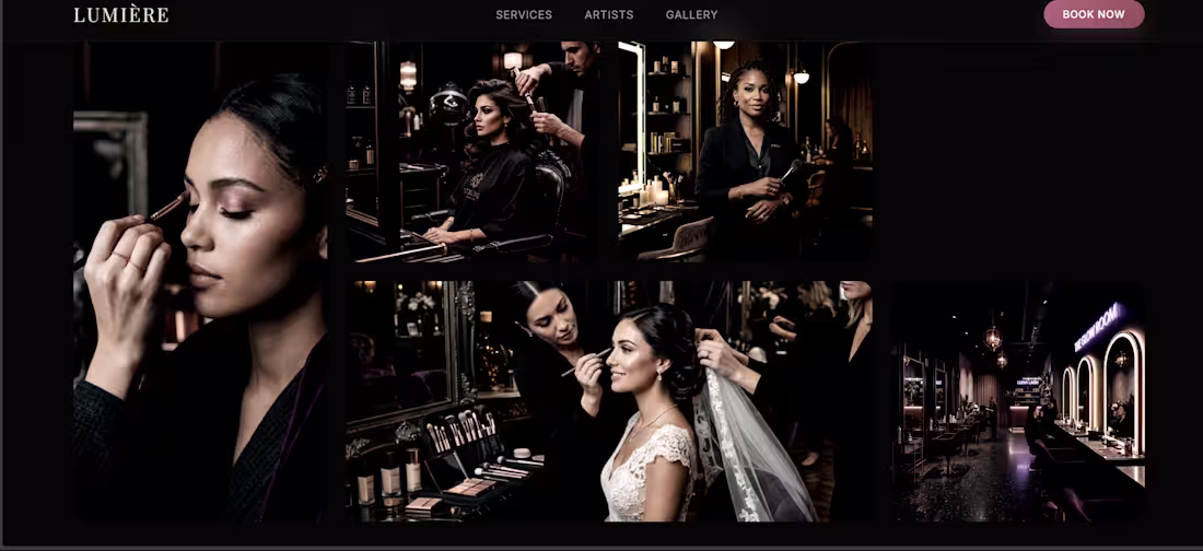 Cover image for "Lumiere — Luxury Beauty &