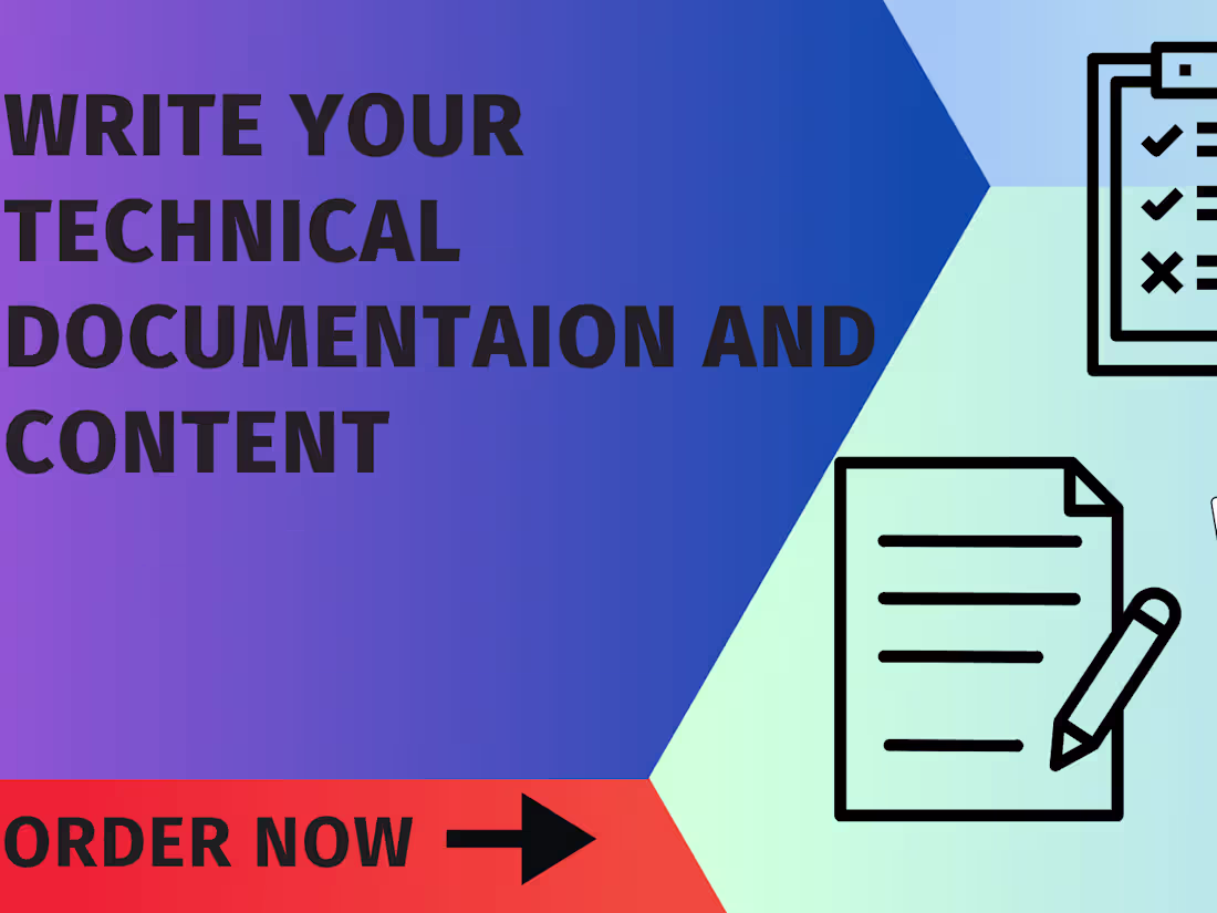 Cover image for Write technical articles, blogs, documentation and content.