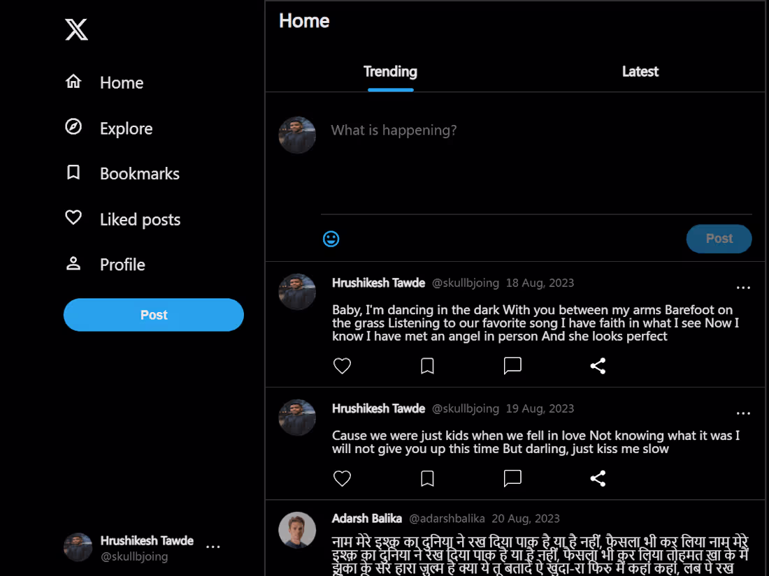 Cover image for Twitter-look-a-like