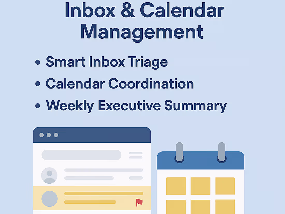 Cover image for Inbox & Calendar Management (Ongoing Support)