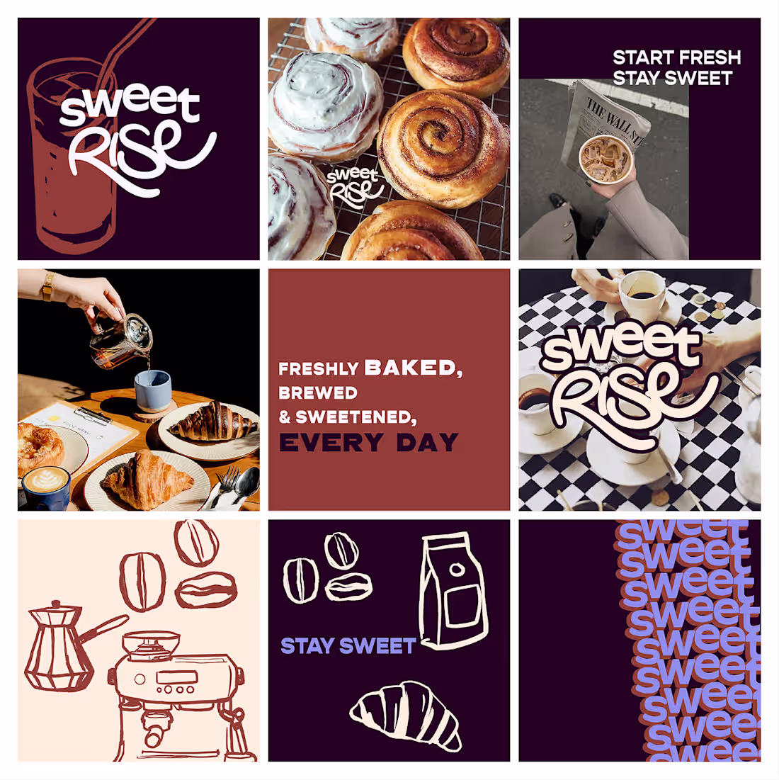 Cover image for A little project I did last year for a coffee / cafe brand. ...