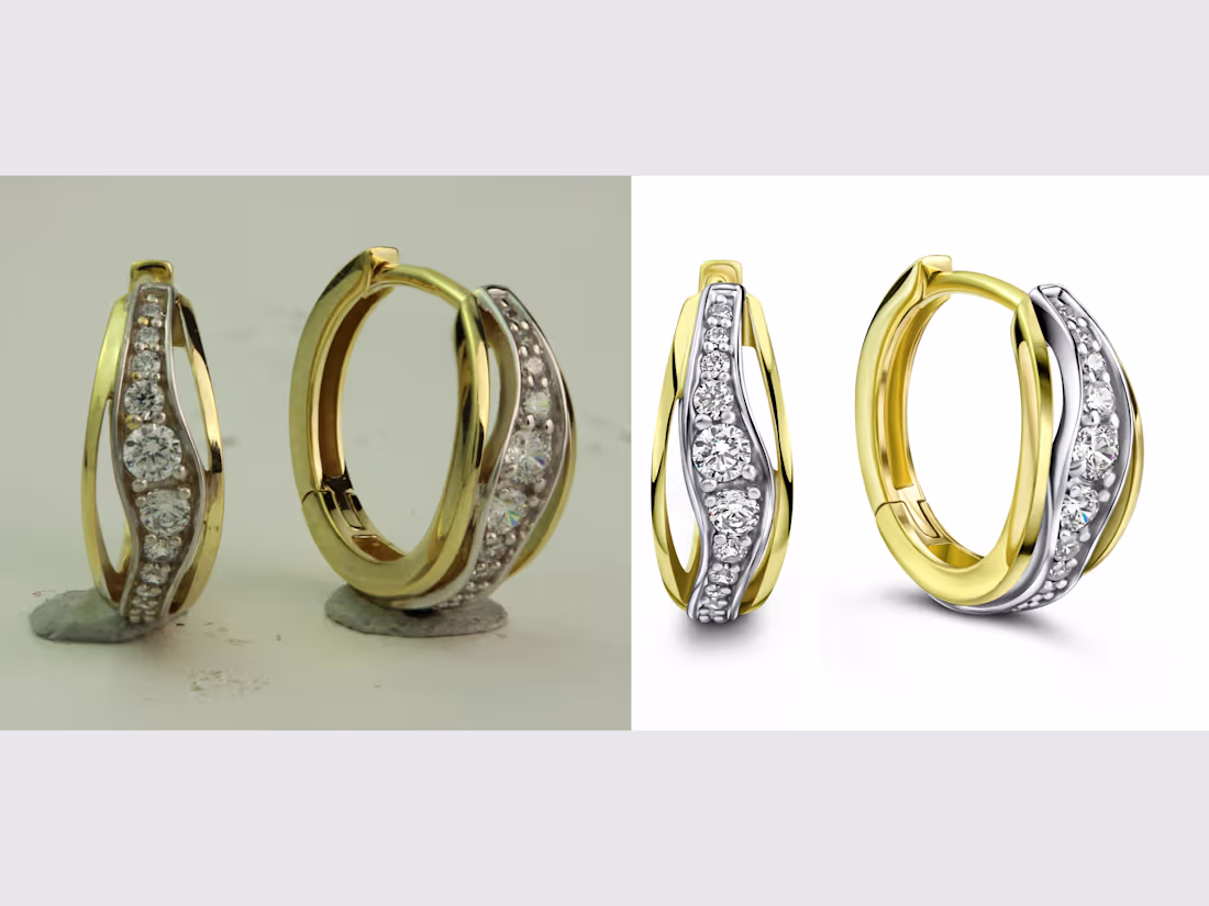 Cover image for jewelry retouching, jewelry background remove,