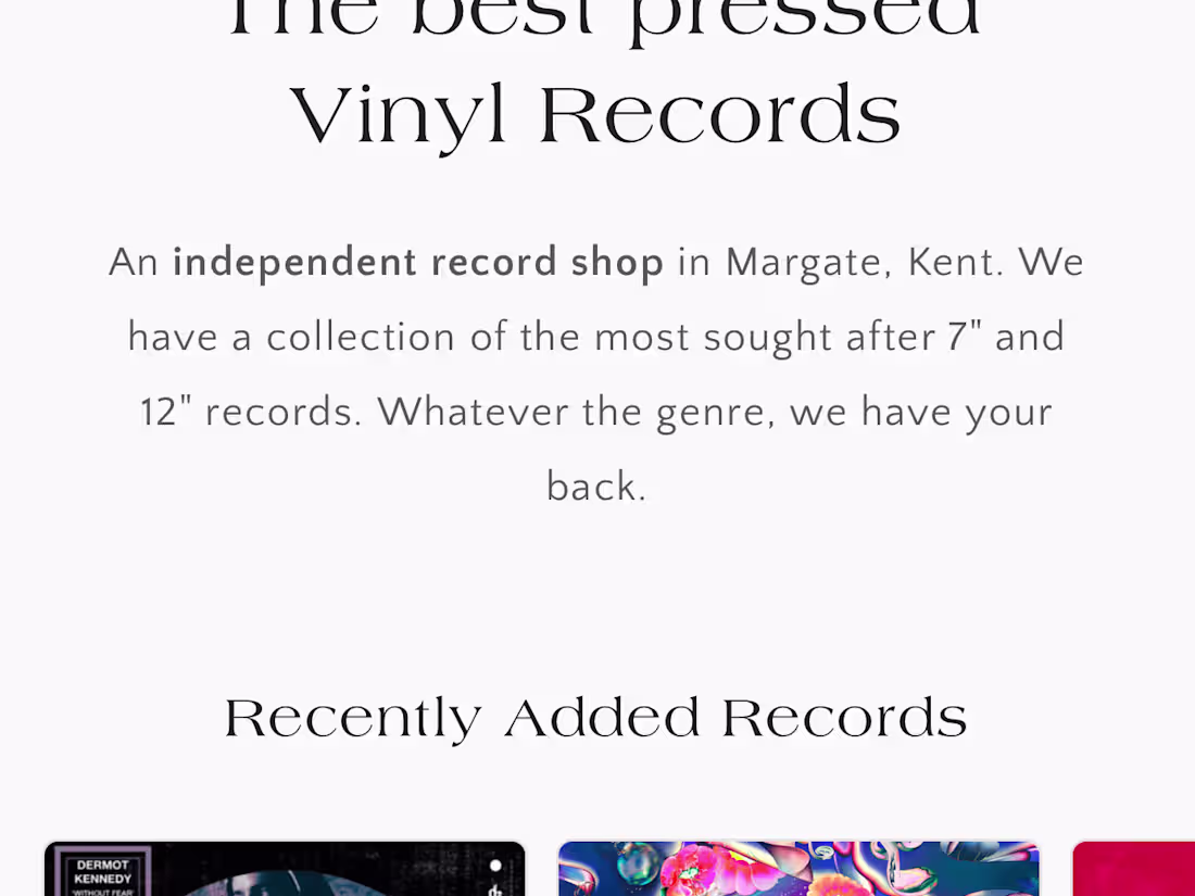 Cover image for Responsive e-commerce website