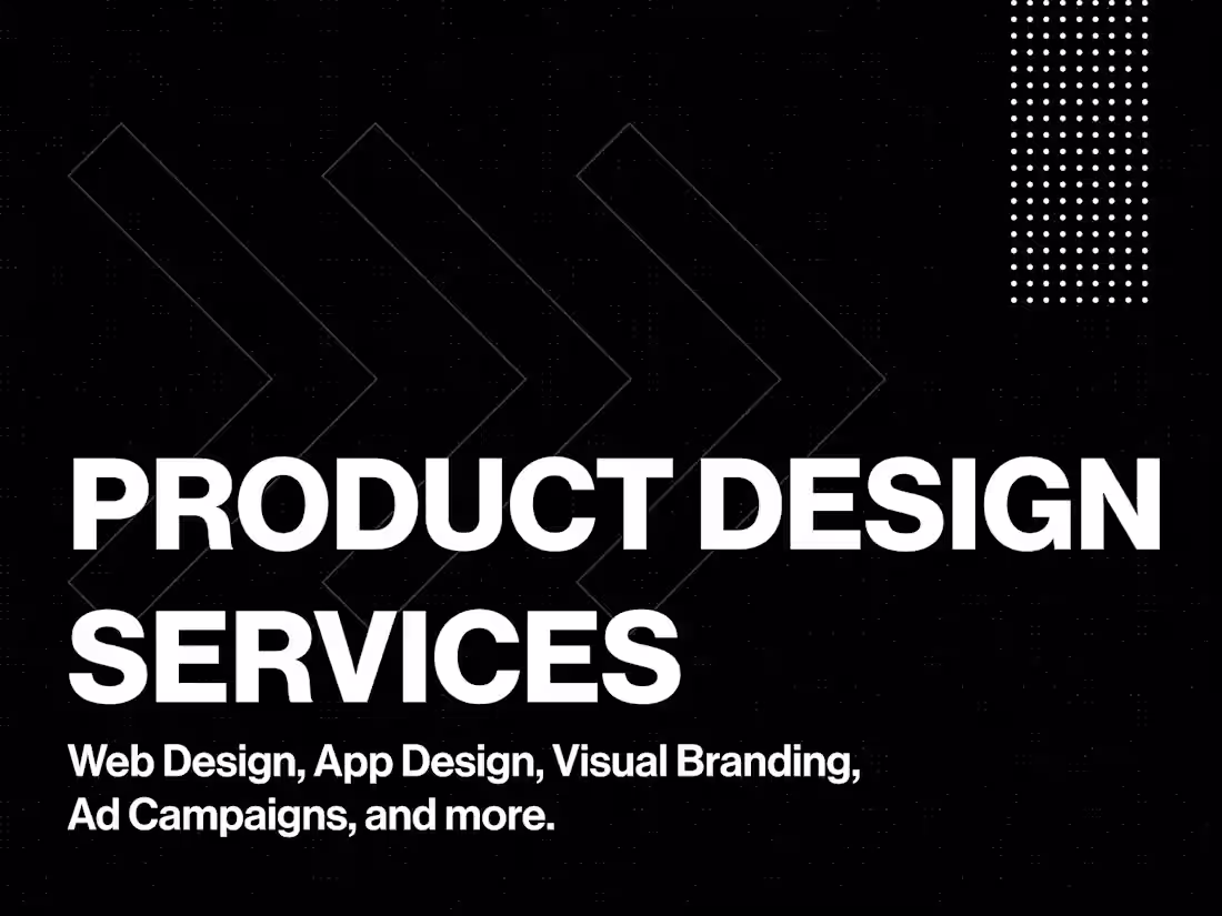 Cover image for Product Design Services