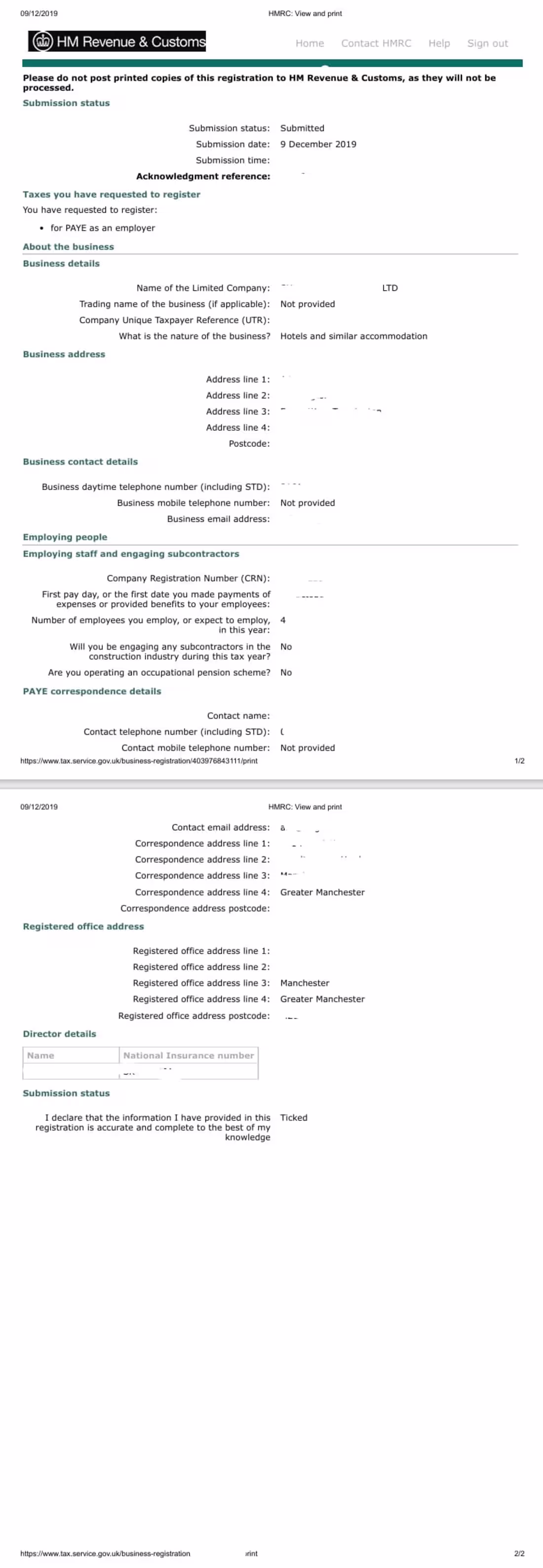 Cover image for PAYE registration