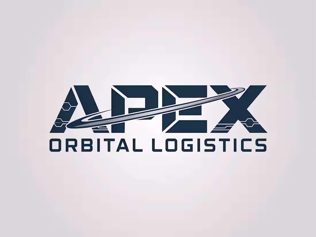 Cover image for Apex orbital Logistics Branding for a private space cargo co...