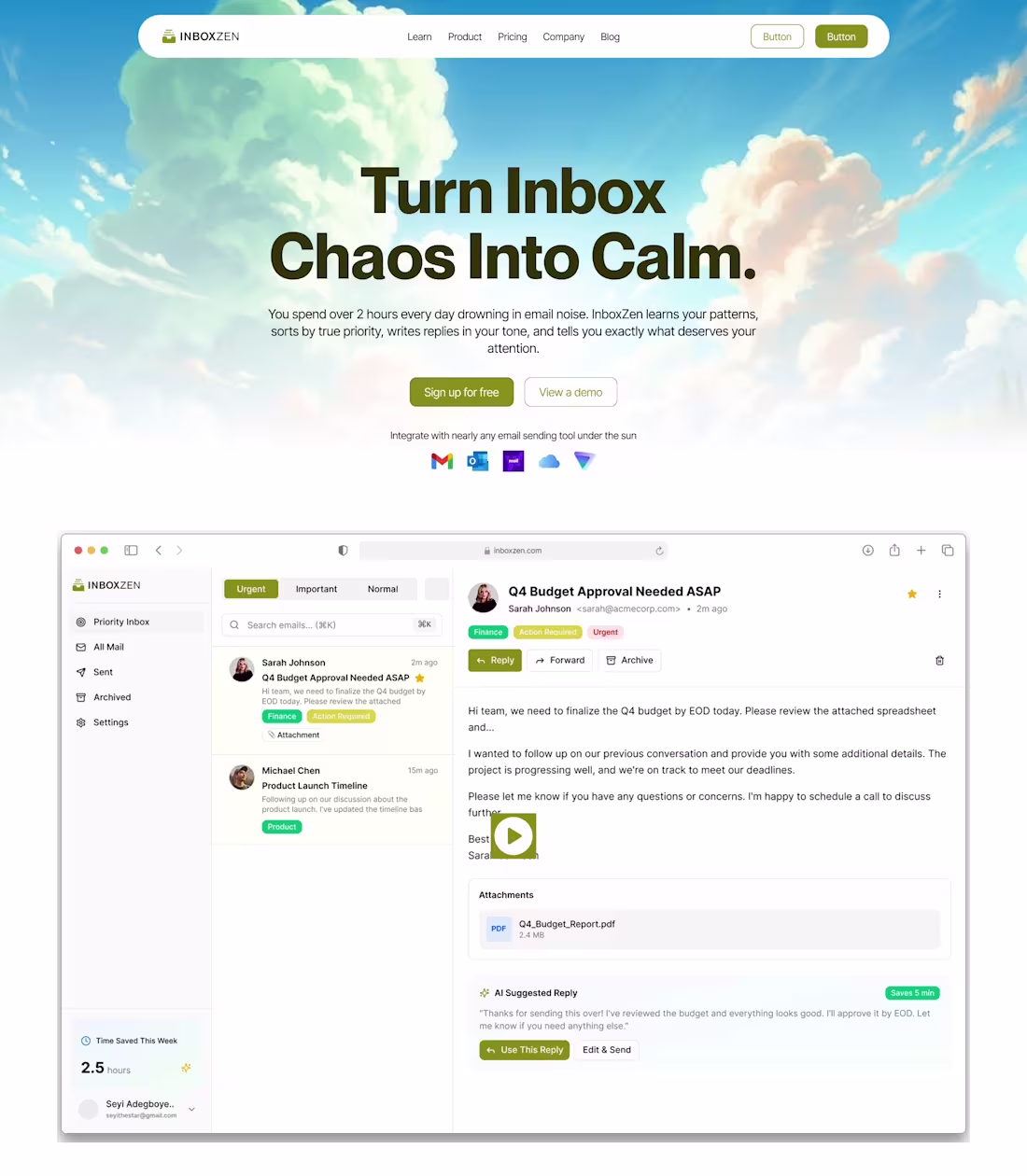 Cover image for This is the Final Step For My MVP from The landing page. Cle...