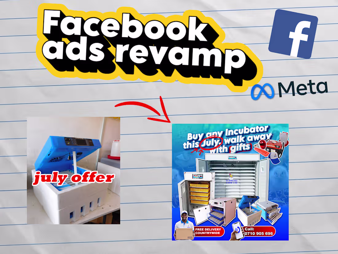 Cover image for Facebook Ad Makeover/revamp